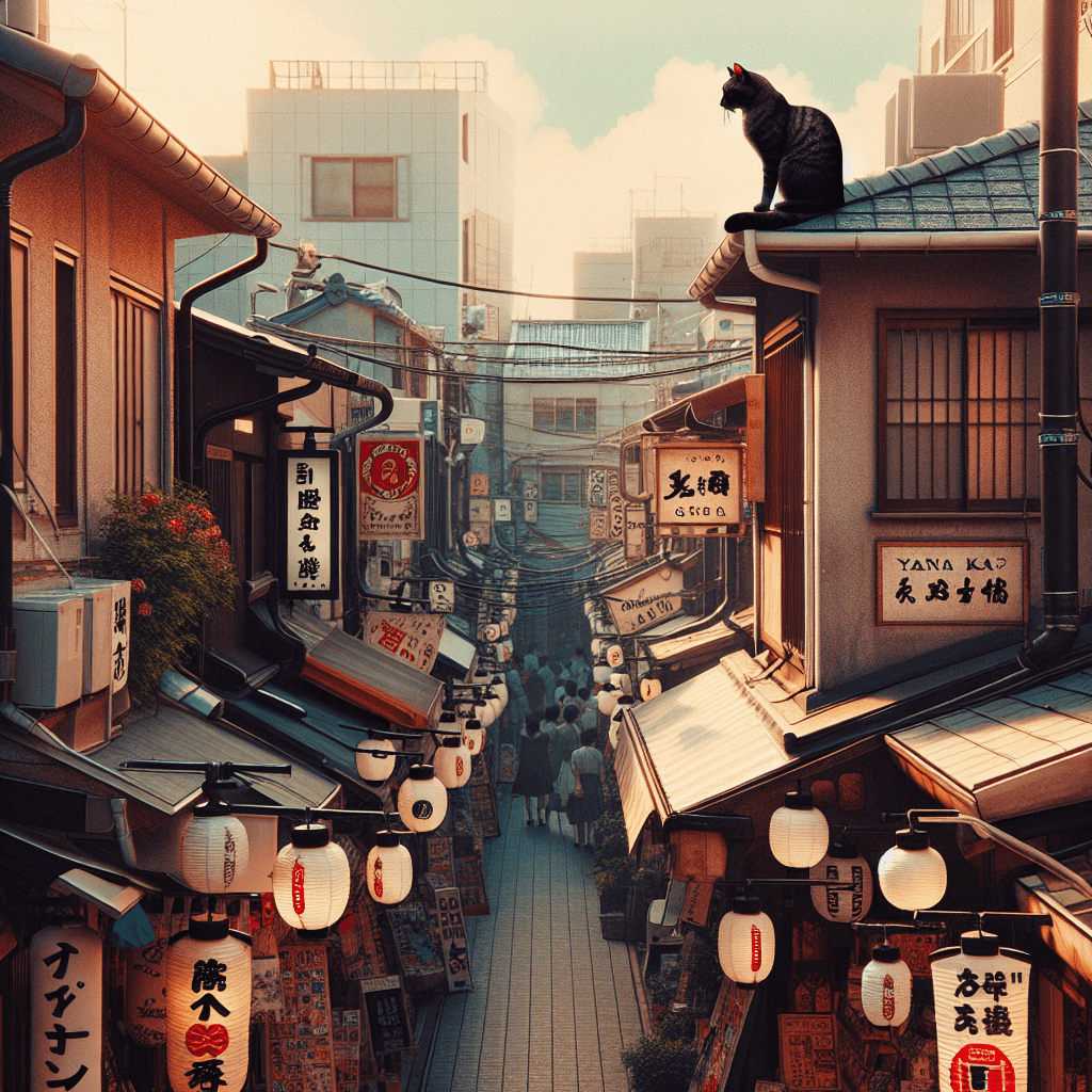 谷中の路地